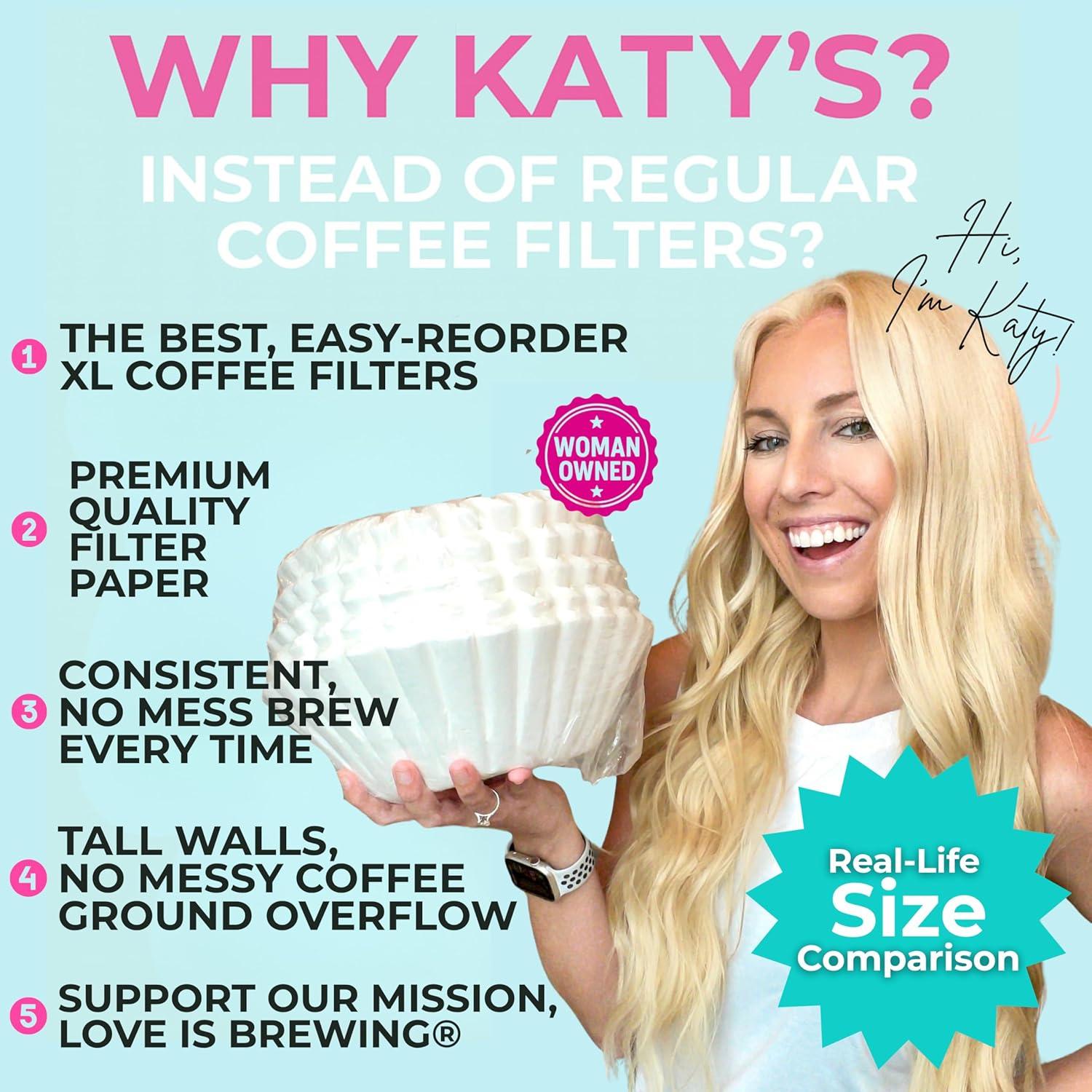 Brew Big and Clean: katy's Extra Large Coffee Filters Review