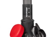 Brew Flavor Anywhere Compact Aeropress Go For Quick Coffee