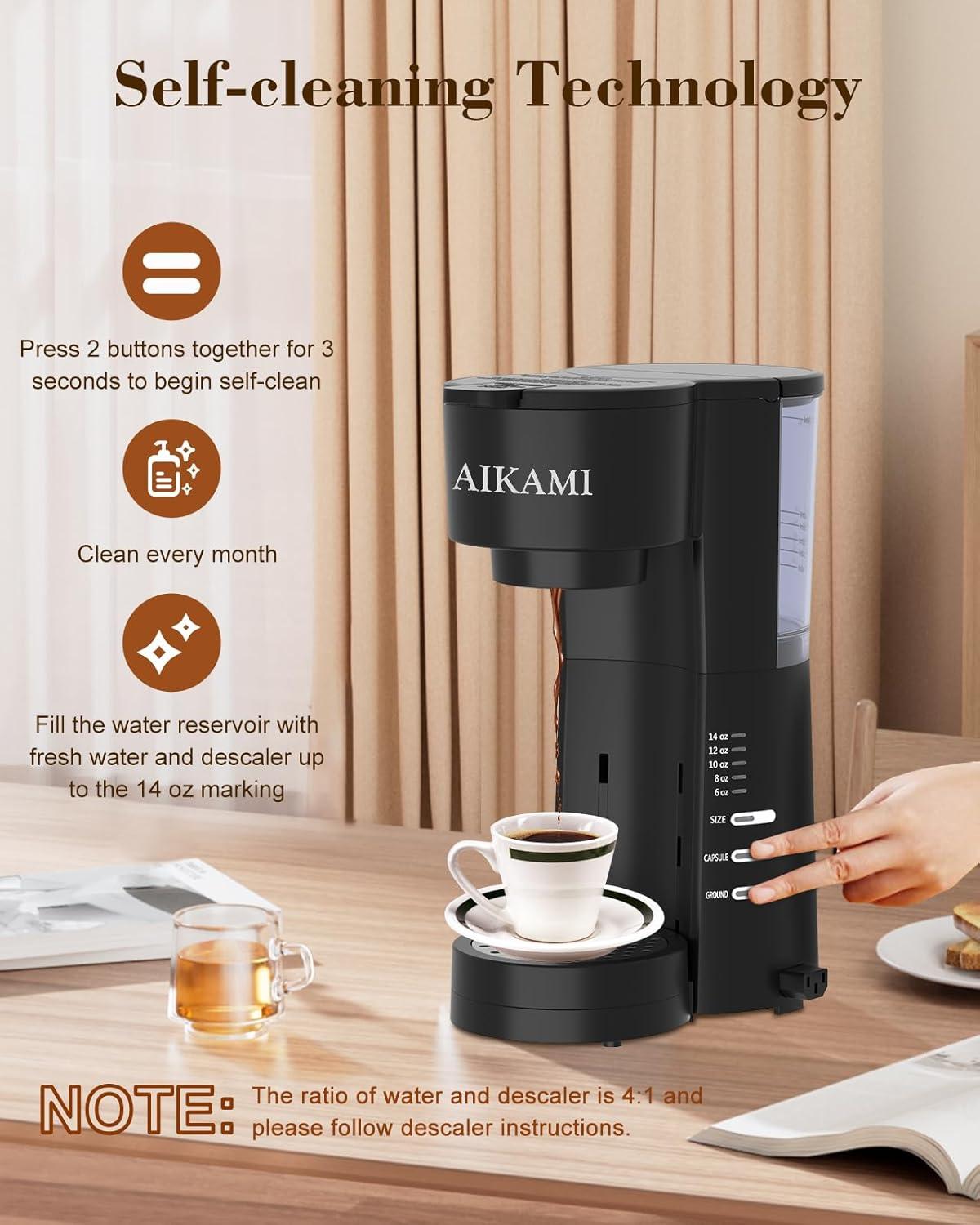 Brew Fresh Coffee Fast with Grinder, Frother & More