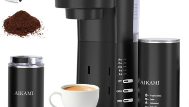 Brew Fresh Coffee Fast With Grinder Frother More