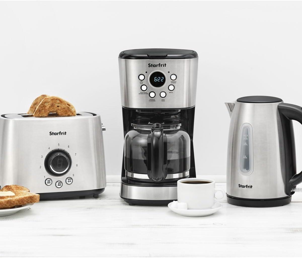 Brew Smarter Mornings with Starfrit's Sleek 12-Cup Coffee Maker