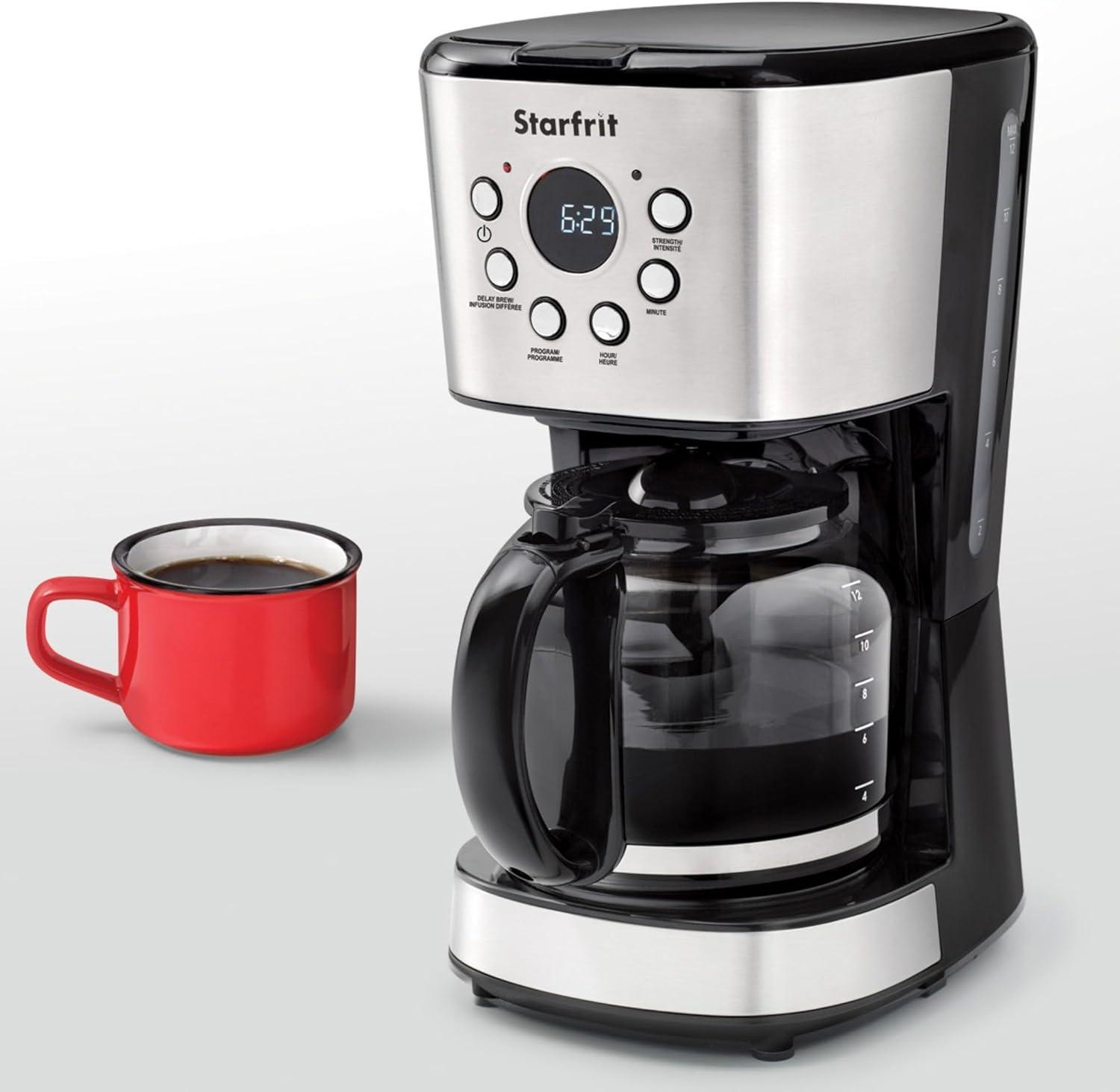 Brew Smarter Mornings with Starfrit's Sleek 12-Cup Coffee maker
