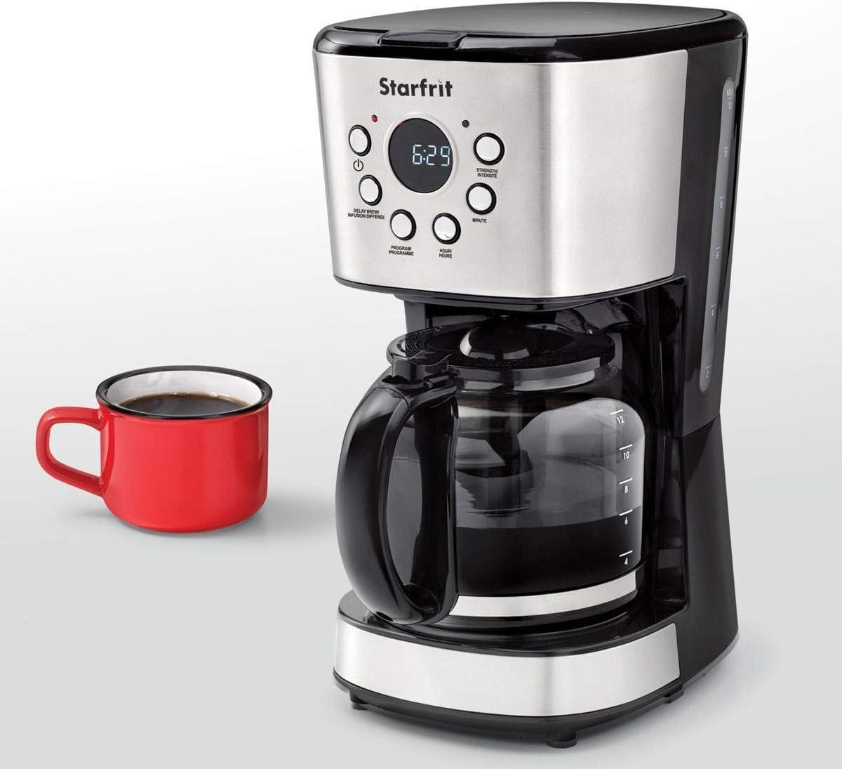 Brew Smarter mornings with Starfrit's Sleek 12-Cup Coffee Maker