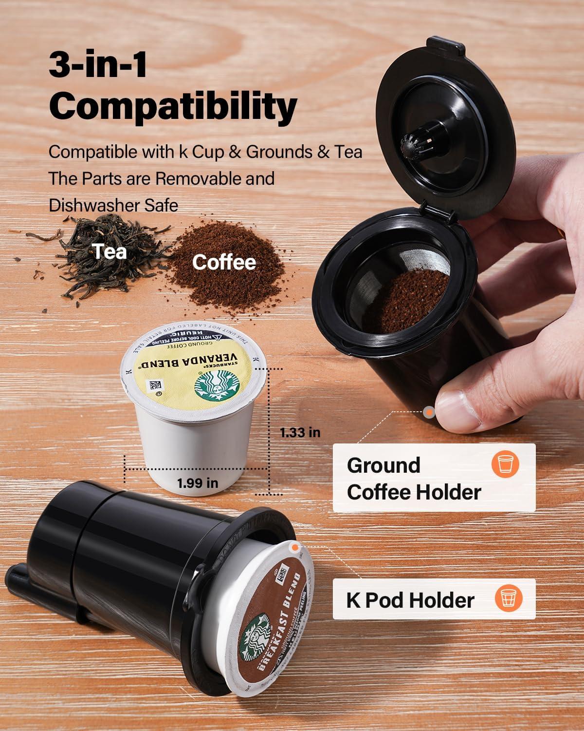 Brewing Hot & Iced Coffee Our Way: Versatile and Compact Choice