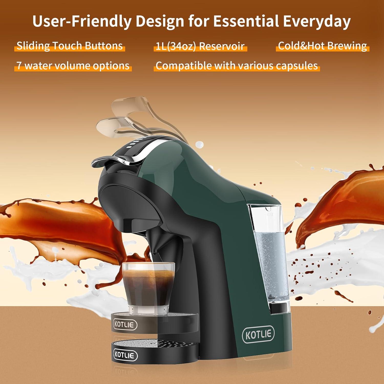 Brewing Variety and Flavors with KOTLIE's 5in1 Espresso Maker