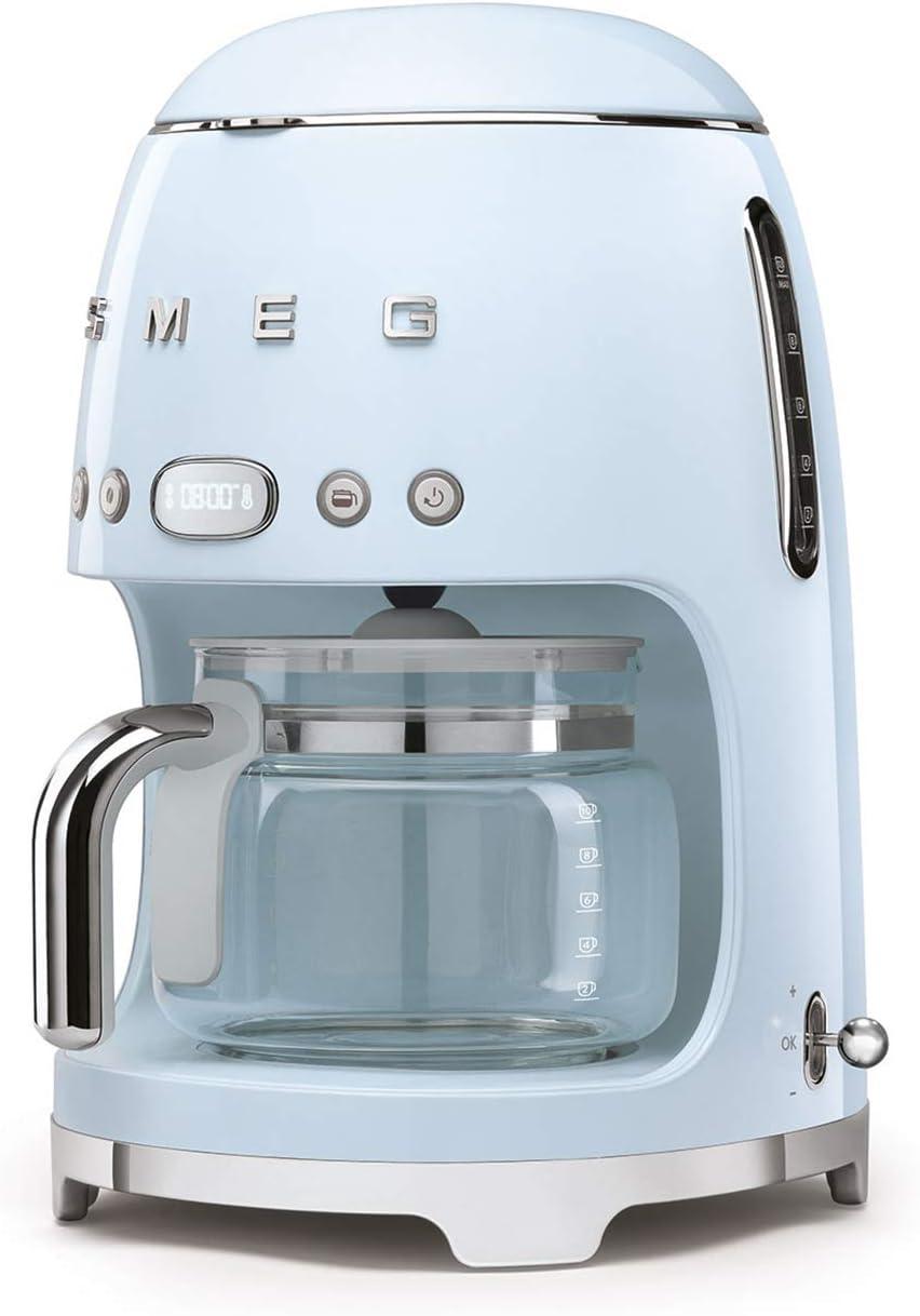 Radiant Brews and Vintage Vibes: Exploring Smeg's Light Blue Filter Coffee Maker