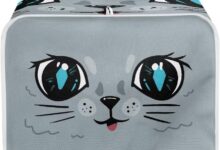 Cute Cat 2 Slice Toaster Cover On Your Counter Between Uses