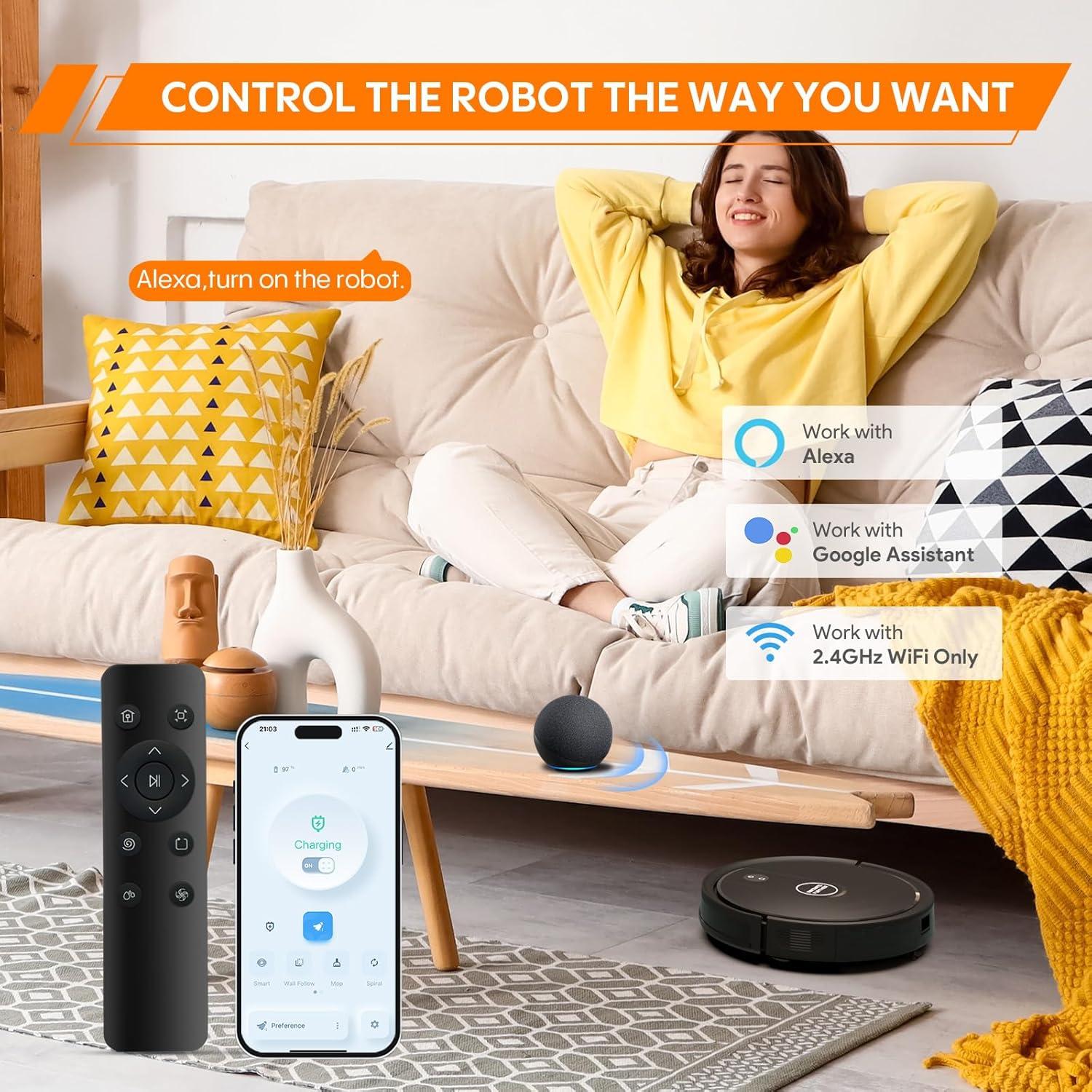 Effortless Cleaning with Smart 3-in-1 Robot Vacuum & Mop