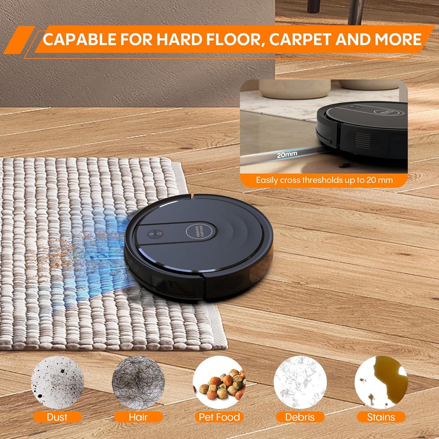 Effortless Cleaning with Smart 3-in-1 Robot Vacuum & Mop