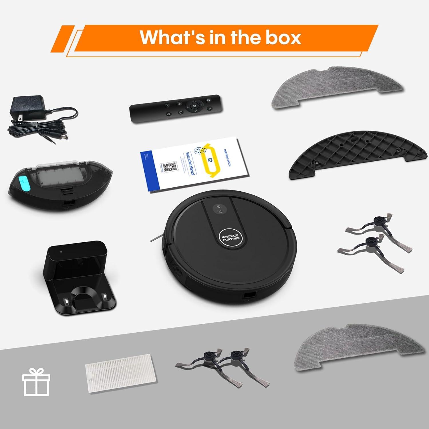 Effortless Cleaning with Smart 3-in-1 Robot Vacuum & Mop