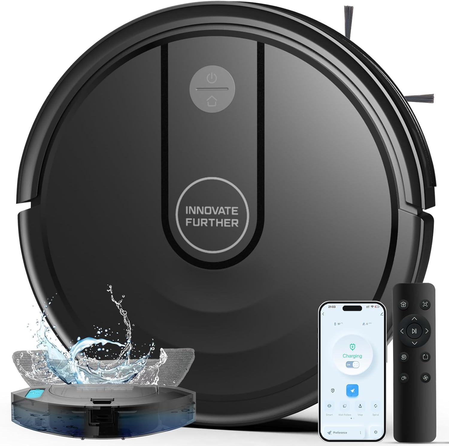 Effortless Cleaning with Smart 3-in-1 Robot Vacuum & Mop