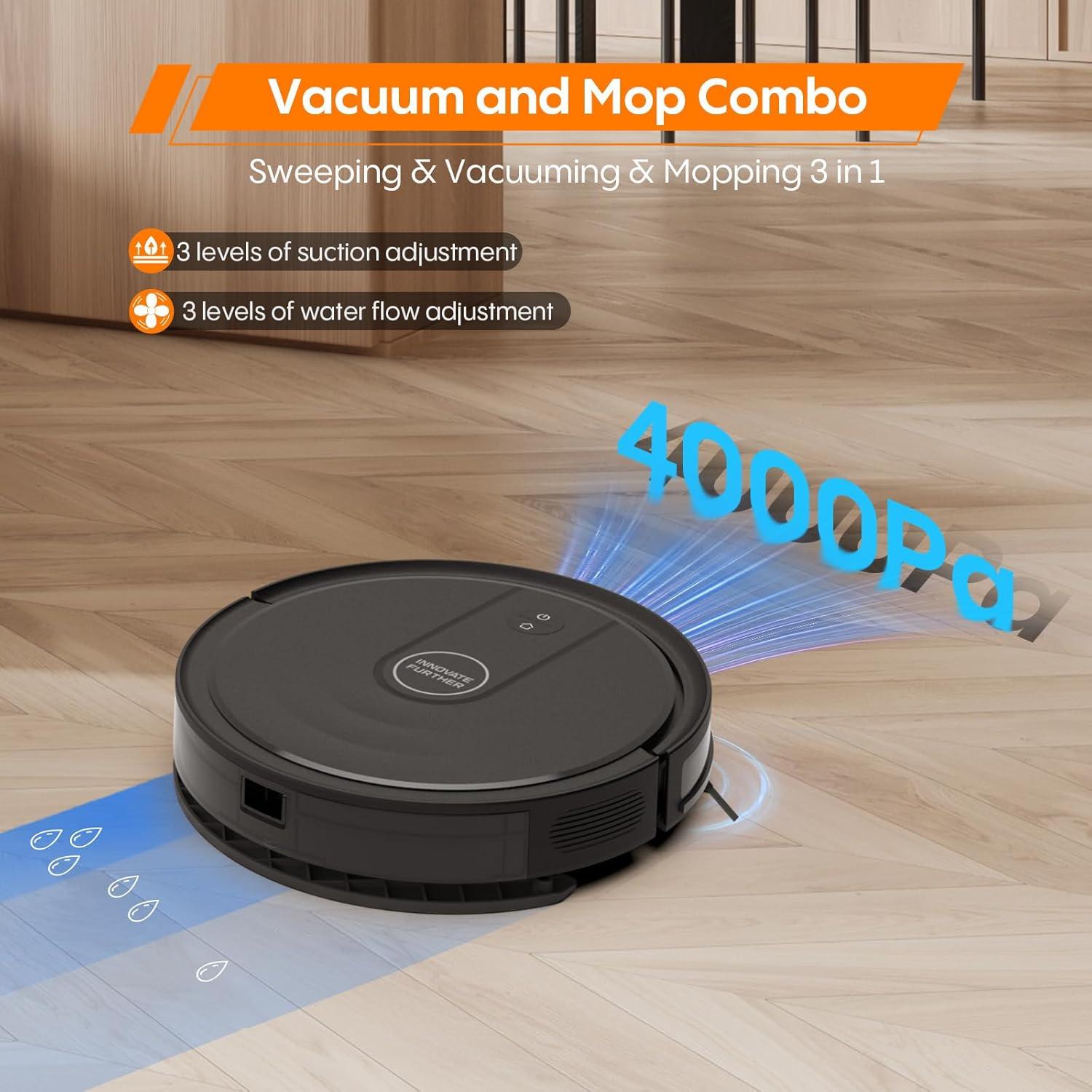 Effortless Cleaning with Smart 3-in-1 Robot Vacuum & Mop