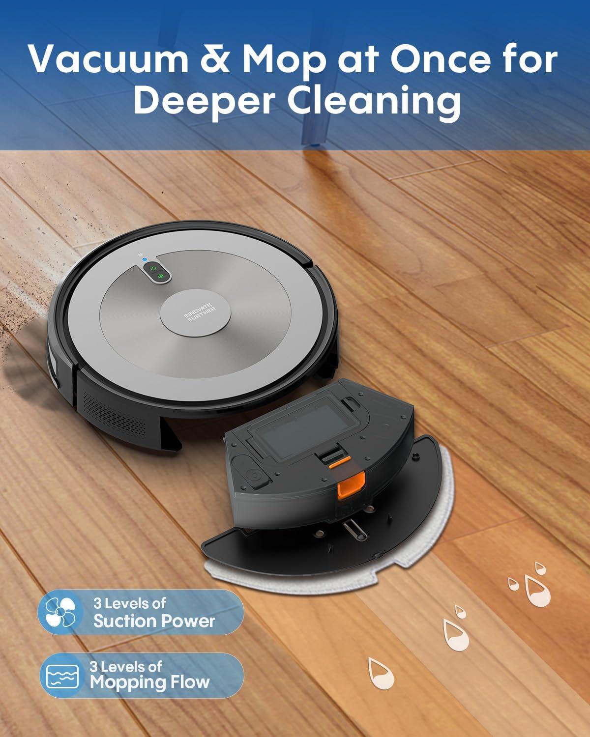 Effortless Cleaning with Smart 3-in-1 robot Vacuum & Mop Combo