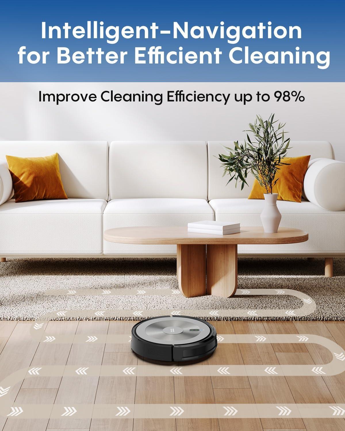 Effortless Cleaning with Smart 3-in-1 Robot Vacuum & Mop Combo