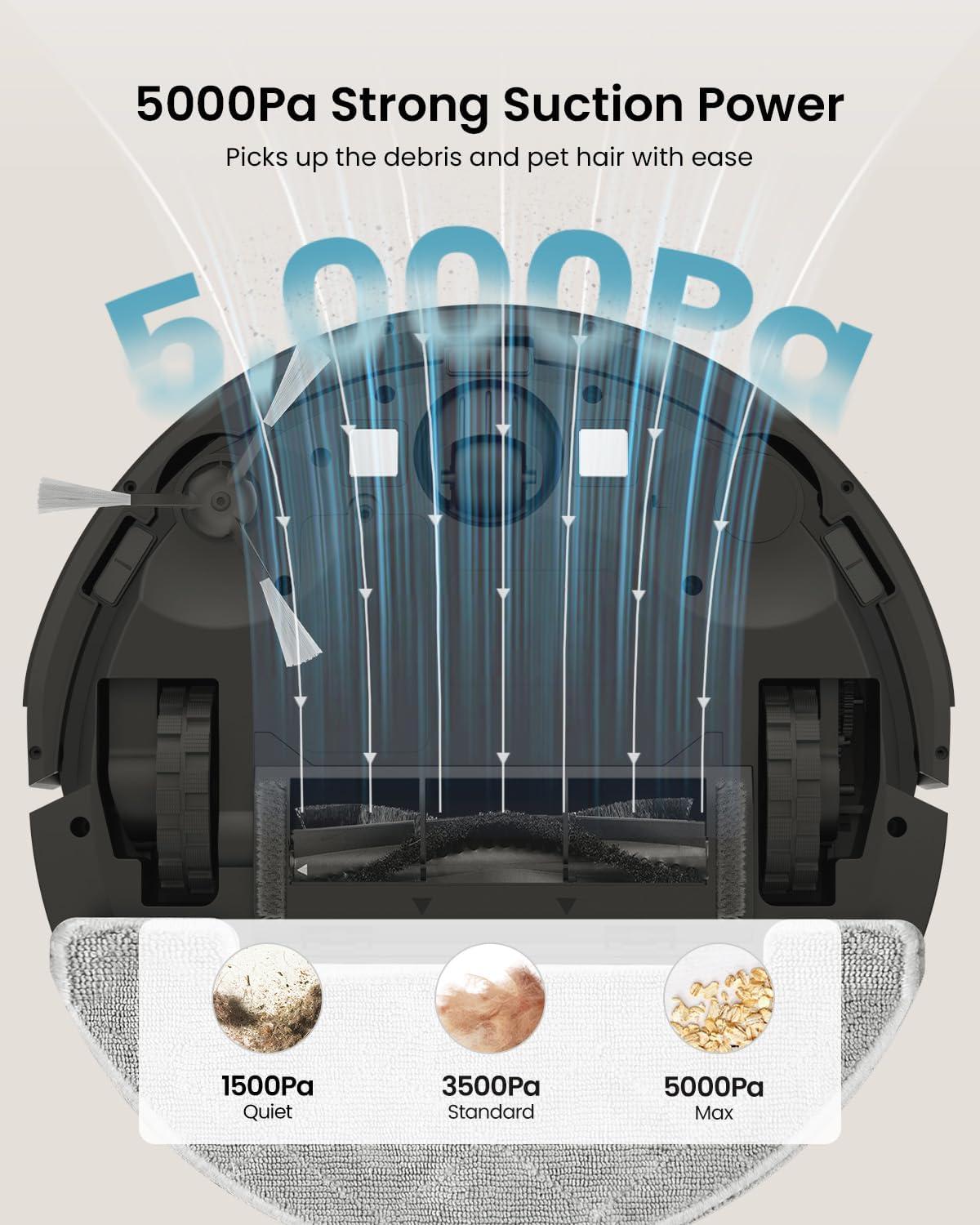 Effortless Cleanups with Vexilar's Smart Robot Vacuum & Mop