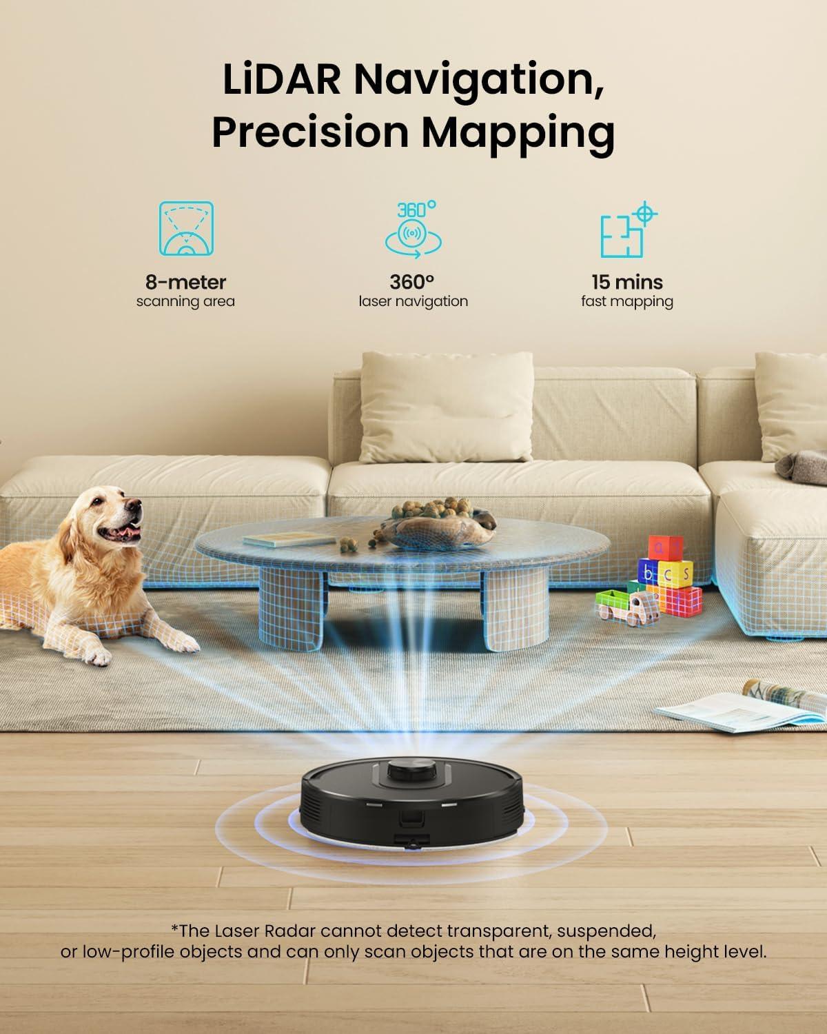Effortless Cleanups with Vexilar's Smart Robot Vacuum & Mop
