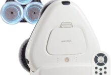 Everybot Three Spin Mop Quiet Smart Cleaning For Hard Floors