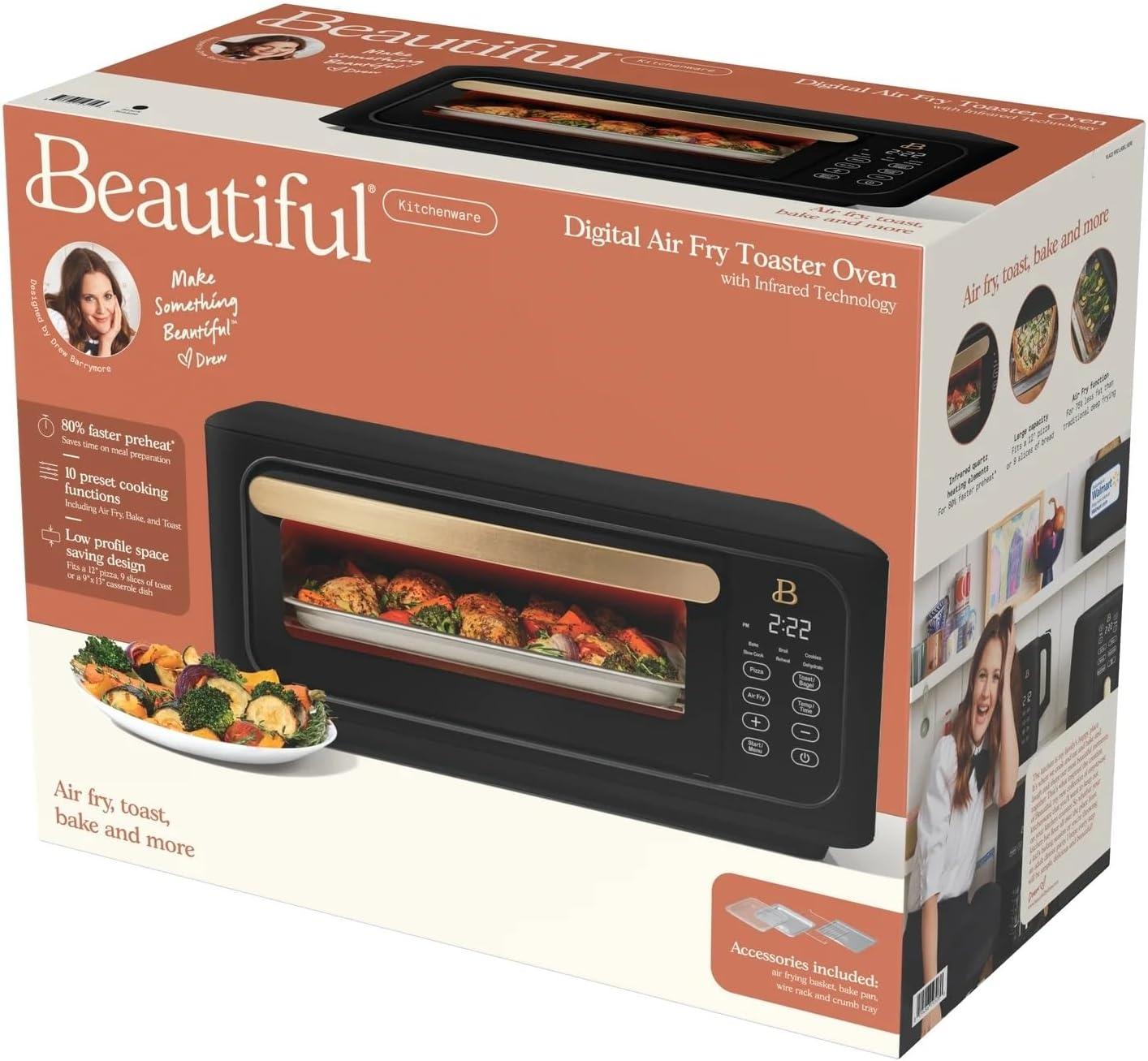 exploring the drew Barrymore Air Fry Toaster Oven's Versatile Power