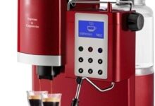 Exploring The Pearl Red Professional Espresso Maker With Grinder