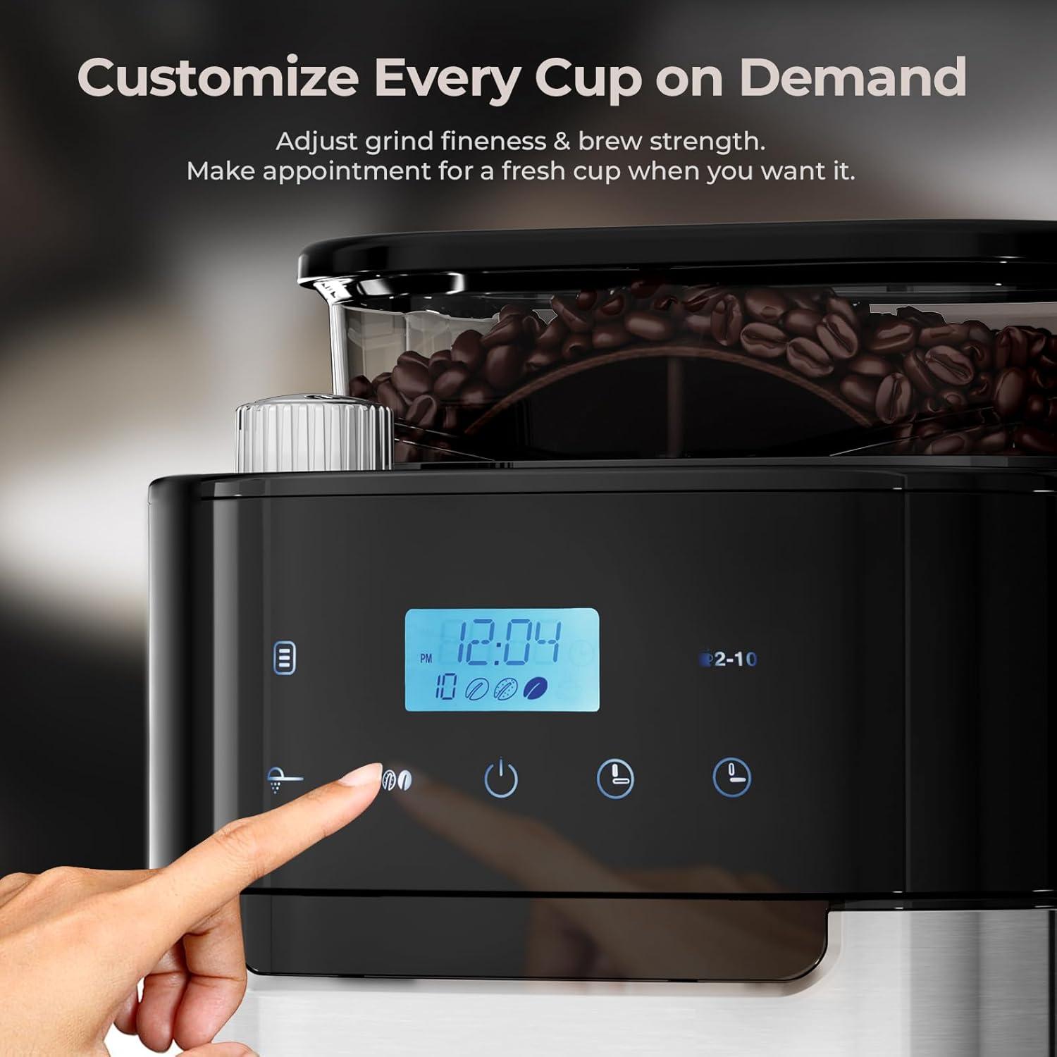 Havato 10-Cup Grind & Brew — how it fits your counter