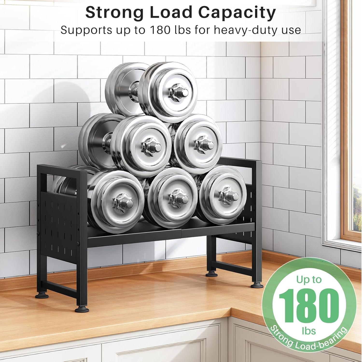 maximizing Kitchen Space with Kitstorack's Adjustable Microwave Rack