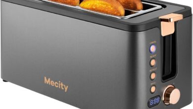Mecity 4 Slice Toaster Stylish Design Meets Functional Features