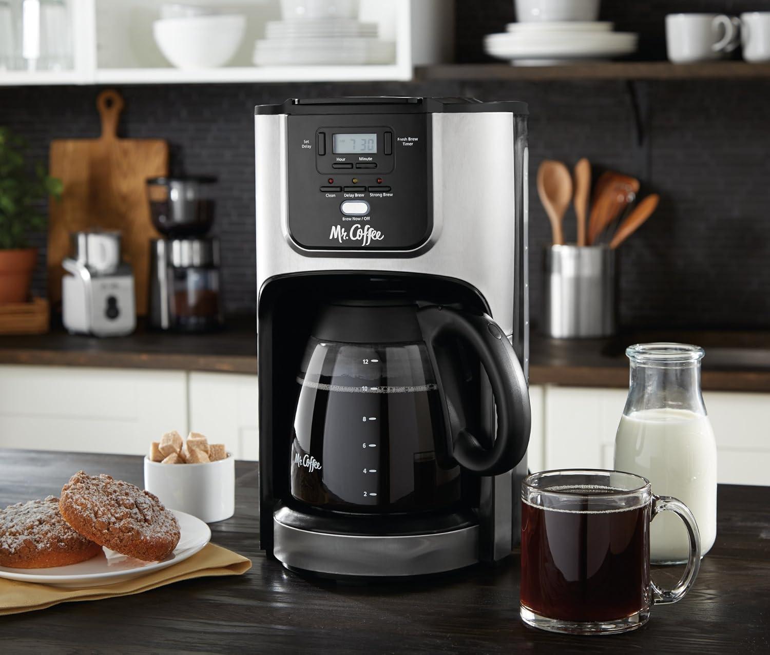 Mr. Coffee 12-Cup Programmable Coffee Maker — when you're up