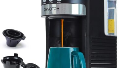 Revotra Single Serve Hot Coffee Fits Your Travel Mug