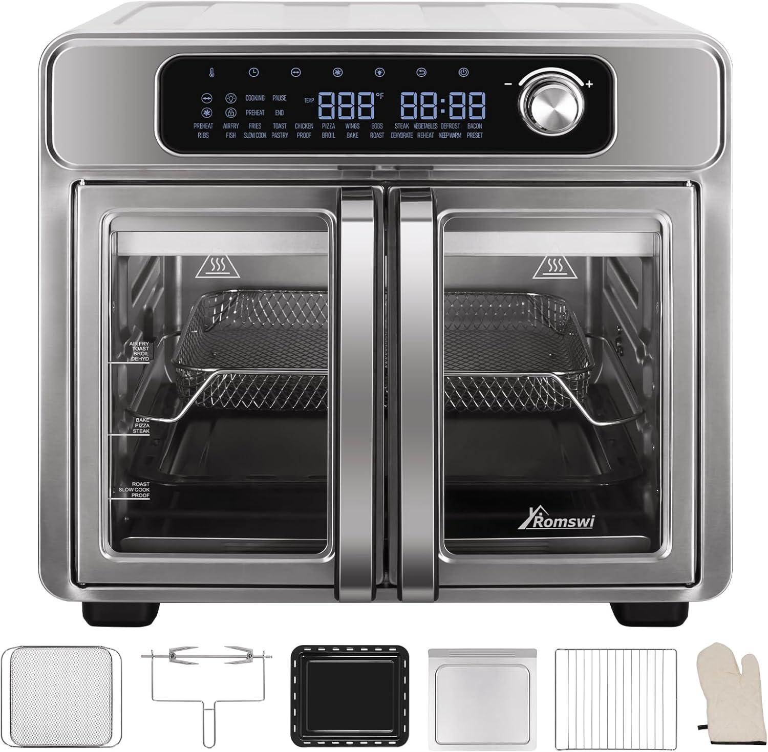 Romswi Air Fryer Toaster Oven Combo: Size, Power & presets Explored