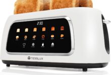 Sleek Touchscreen Toaster Balancing Style With Breakfast Ease