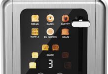 Sleek Touchscreen Toaster With Perfect Toast Every Time