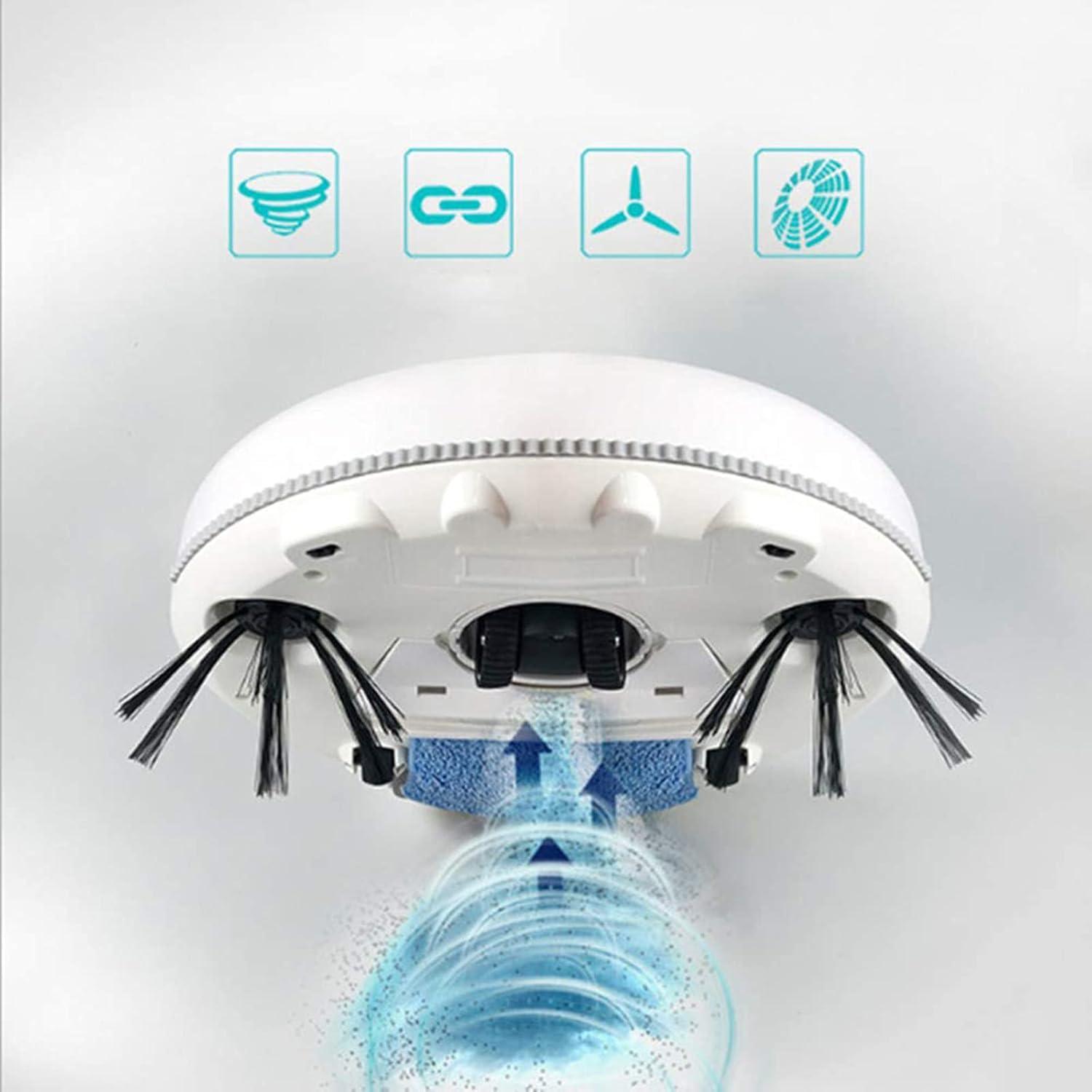 slim & Smart Red Robot Vacuum: Powerful Clean for Floors & Pets