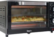 Total Chef Toaster Oven 4 Slice Fits Your Counter
