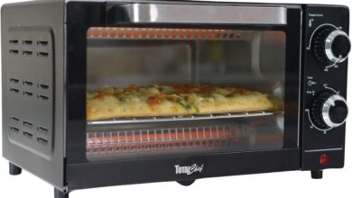 Total Chef Toaster Oven 4 Slice Fits Your Counter