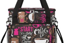 Travel Smart Waterproof Coffee Maker Bag With Perfect Pockets