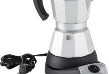 Uniware 3 Cup Electric Moka Maker Fits Your Desk