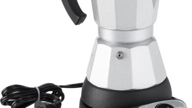 Uniware 3 Cup Electric Moka Maker Fits Your Desk