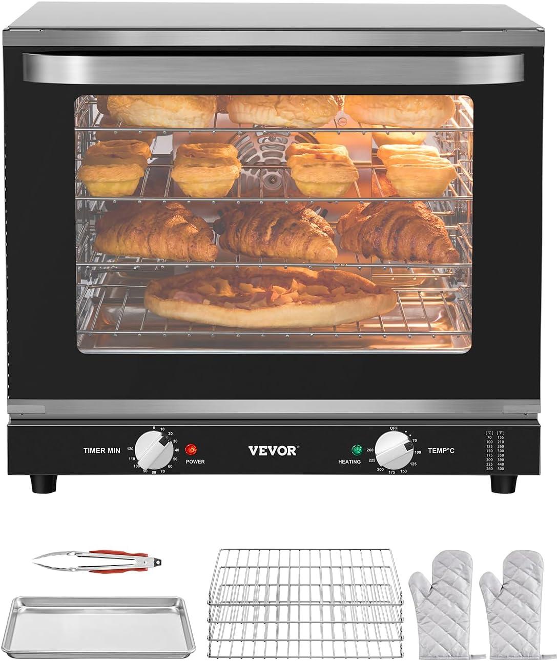 VEVOR 66L 4-Tier Countertop Oven — what you'll notice