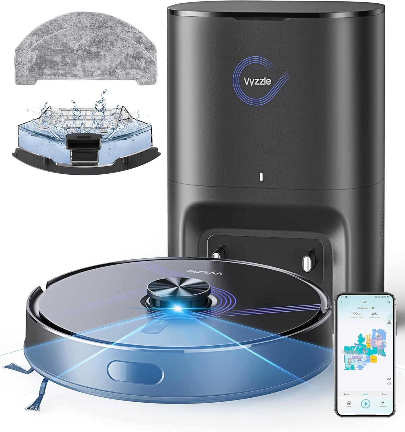 Vyzzle Robot Vacuum & Mop: Smart Cleaning, Less Hassle