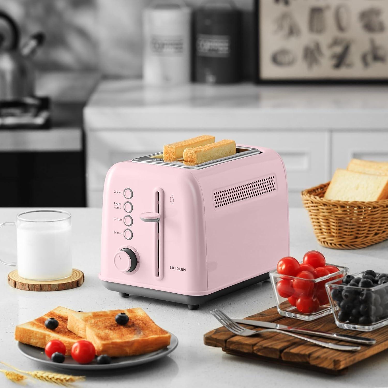 We Tested the Retro BUYDEEM Toaster — Stylish & Mixed