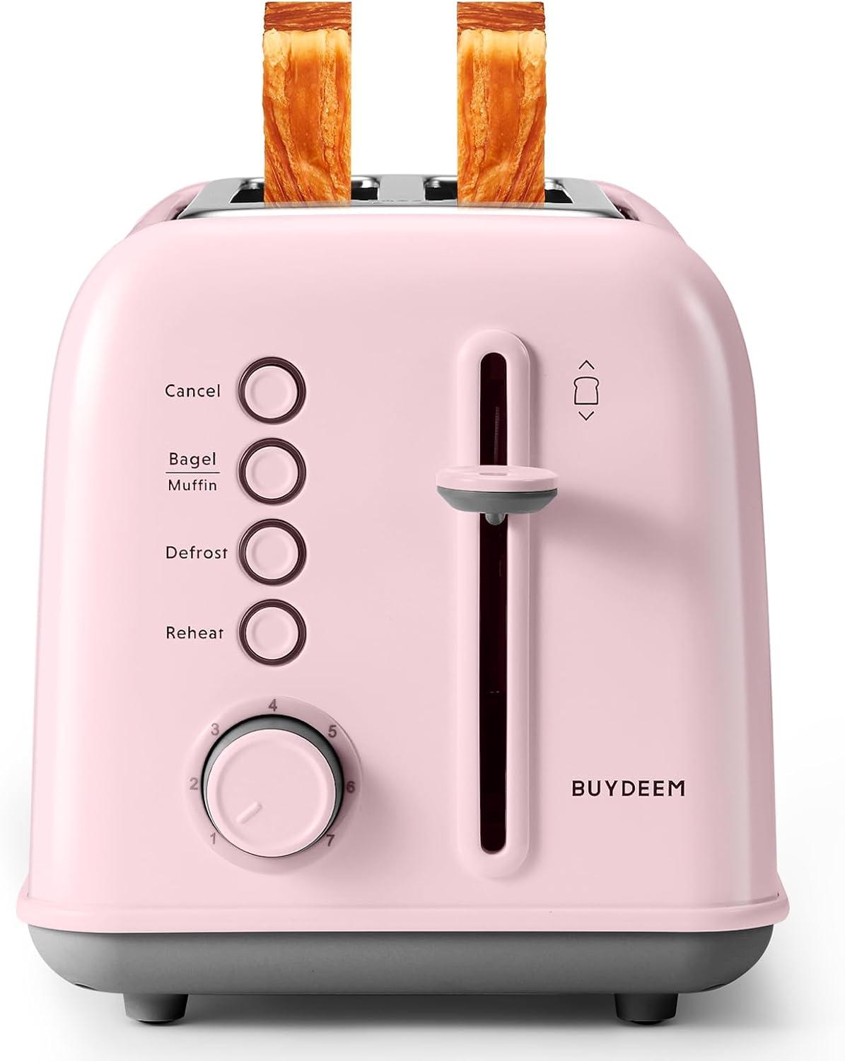 We Tested the Retro BUYDEEM Toaster — Stylish & Mixed