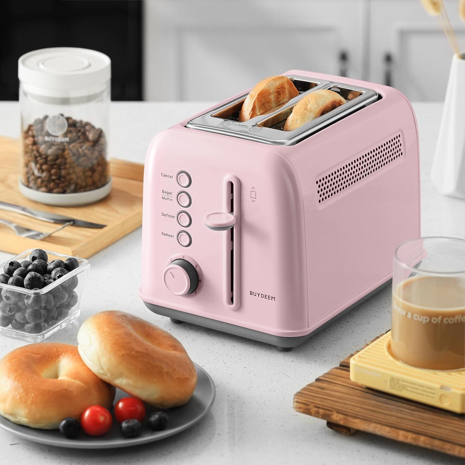 We Tested the Retro BUYDEEM Toaster — Stylish & Mixed
