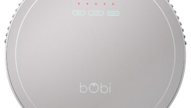 Bobi Pet Robotic Vacuum Cleaner Silver On Your Pet Hair