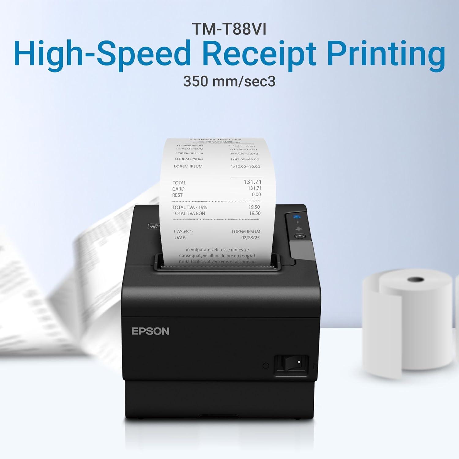 Epson TM-T88VI: what you'll notice in your busy service