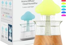 New Rain Cloud Humidifier Night Sounds For Your Desk