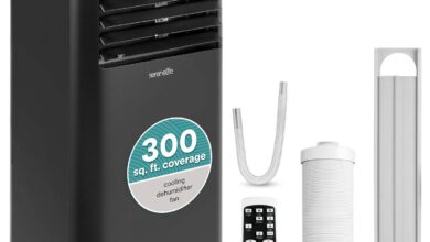 SereneLife 8,000 BTU Portable Air Conditioner in your room